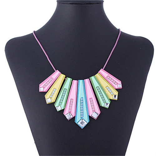 

Women's Pendant Necklace Classic Flower Fashion Alloy Rainbow 477 cm Necklace Jewelry 1pc For Anniversary Street Gift Festival