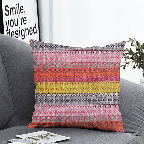 

1 pcs Polyester Pillow Cover & Insert Simple Classic Square Zipper Polyester Traditional Classic