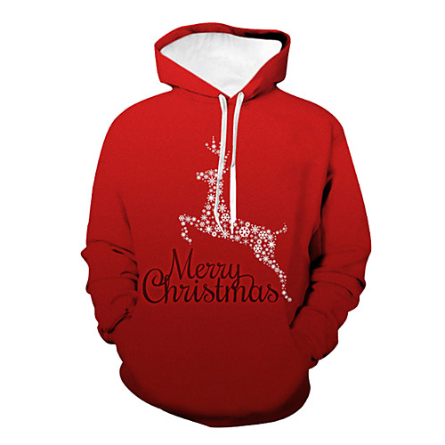 

Men's Pullover Hoodie Sweatshirt Graphic 3D Hooded Daily 3D Print 3D Print Hoodies Sweatshirts Long Sleeve Red