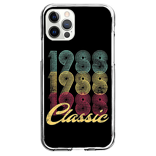 

Letter & Number Fashion Phone Case For Apple iPhone 12 iPhone 11 iPhone 12 Pro Max Unique Design Protective Case Shockproof Back Cover TPU