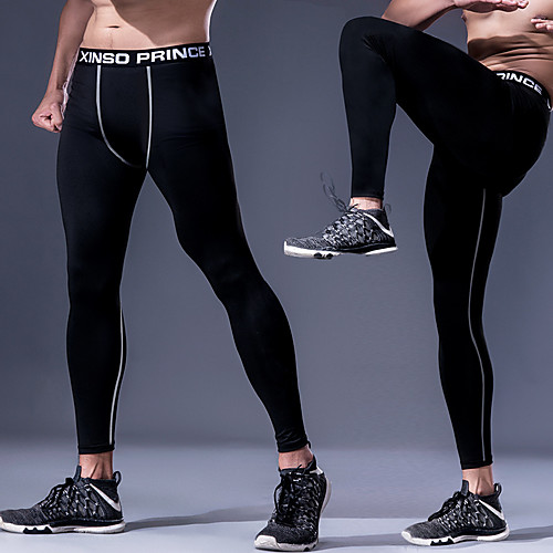 

men's capri shorts baselayer compression pants sports leggings tights