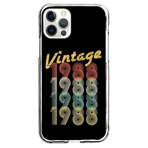 

Coastal Letter & Number Phone Case For Apple iPhone 12 iPhone 11 iPhone 12 Pro Max Unique Design Protective Case Shockproof Back Cover TPU