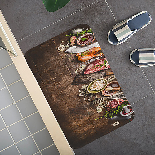 

Bathroom Bath Mats Creative Absorbent Bathroom Rug Coral Velve New Design