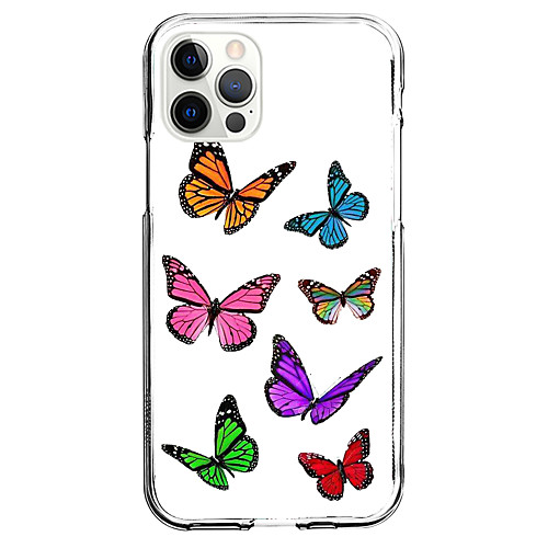 

Butterfly Fashion Phone Case For Apple iPhone 12 iPhone 11 iPhone 12 Pro Max Unique Design Protective Case Shockproof Back Cover TPU