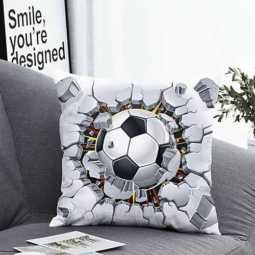 

1 pcs Polyester Pillow Cover & Insert Simple Classic Square Zipper Polyester Traditional Classic
