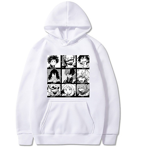 

Inspired by My Hero Academia Todoroki Shoto Cosplay Costume Hoodie Polyester / Cotton Blend Graphic Prints Printing Harajuku Graphic Hoodie For Women's / Men's