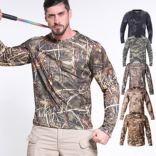 

men's doss cabin long sleeve camo tee, 3x-large, realtree edge