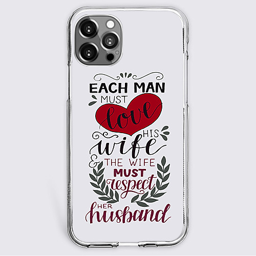 

Novelty Letter Phone Case For Apple iPhone 12 iPhone 11 iPhone 12 Pro Max Unique Design Protective Case Shockproof Back Cover TPU