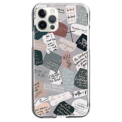 

Word / Phrase Fashion Phone Case For Apple iPhone 12 iPhone 11 iPhone 12 Pro Max Unique Design Protective Case Shockproof Back Cover TPU