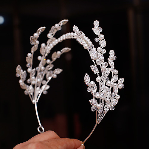 

Bridal Sweet Crystal / Imitation Pearl / Alloy Headpiece with Crystal / Rhinestone 1 pc Wedding / Special Occasion Headpiece