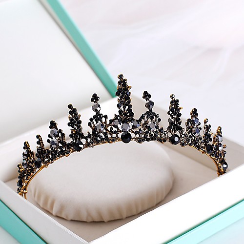 

Luxury Wedding Alloy Headdress with Crystals / Rhinestones 1 Piece Wedding / Special Occasion Headpiece