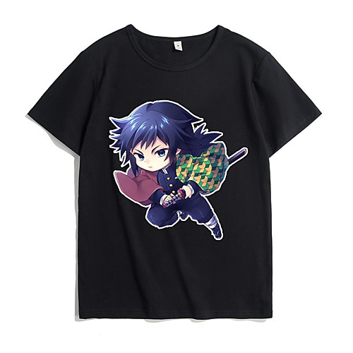 

Inspired by Demon Slayer Cosplay Cosplay Costume T-shirt Polyester / Cotton Blend Graphic Prints Printing Harajuku Graphic T-shirt For Women's / Men's