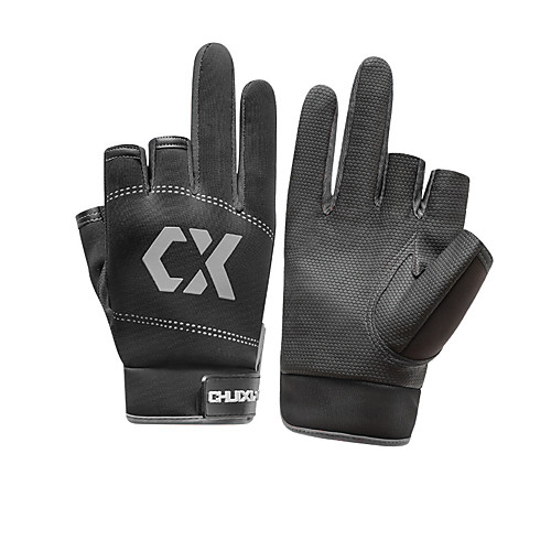 

Fishing Gloves Fingerless Gloves General Fishing Windproof Breathable Warm Neoprene Autumn / Fall Winter Men's Women's