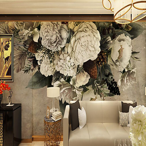 

Mural Wallpaper Wall Sticker Covering Print Peel and Stick Removable Floral Flower Vinyl PVC Home Décor