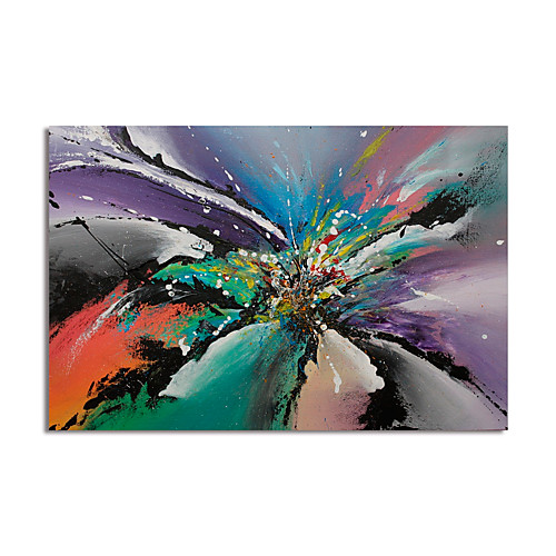 

Oil Painting Hand Painted Horizontal Abstract Modern Stretched Canvas