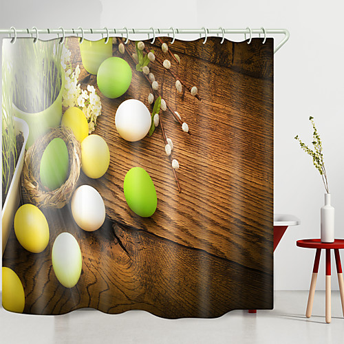 

Shower Curtains & Hooks Modern Polyester New Design 72 Inch
