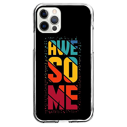 

Fashion Letter Phone Case For Apple iPhone 12 iPhone 11 iPhone 12 Pro Max Unique Design Protective Case Shockproof Back Cover TPU