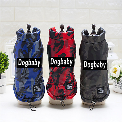 

Dog Coat British Casual / Daily Winter Dog Clothes Puppy Clothes Dog Outfits Red Blue Green Costume for Girl and Boy Dog Terylene S M L XL XXL