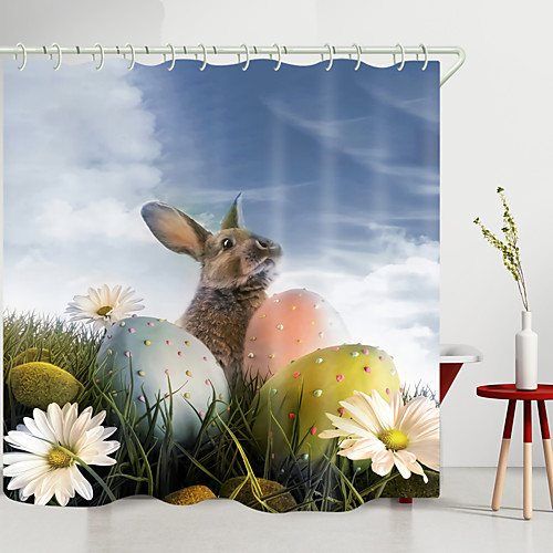 

Shower Curtains & Hooks Modern Polyester New Design 72 Inch