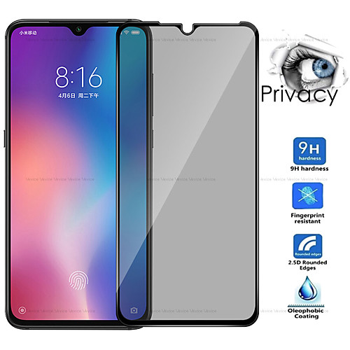 

2PCS Xiaomi Screen Protector Mi Note 10 Pro / Mi Note 10 Lite / Mi Note 10 High Definition (HD) Front Screen Protector Tempered Glass Privacy Screen