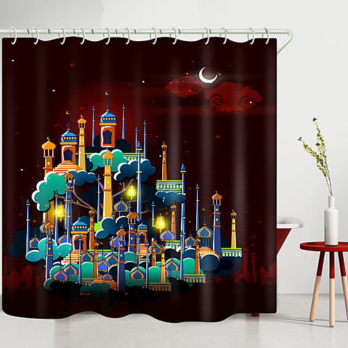 

Shower Curtains & Hooks Modern Polyester New Design 72 Inch