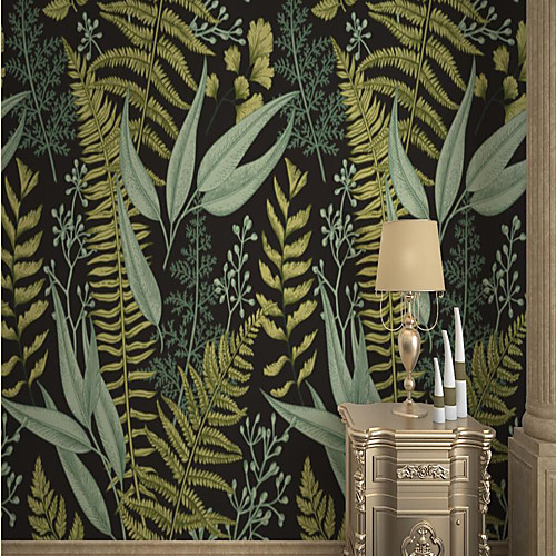 

Mural Wallpaper Wall Sticker Covering Print Peel and Stick Removable Tropical Palm Leaf Vinyl PVC Home Décor