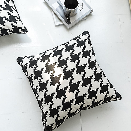 

1 pcs Synthetic Pillow Cover, Multicolor Luxury Modern Square Zipper Traditional Classic