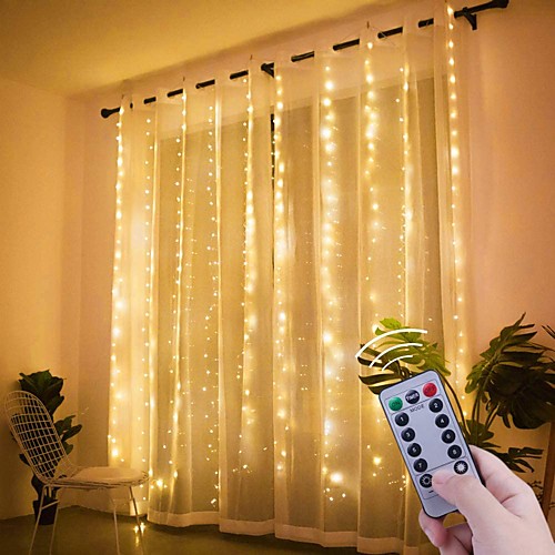 

3x3m 300Led New Year Christmas Garlands LED Wedding Fairy String Light Christmas Fairy Light Garden Party Curtain Decor