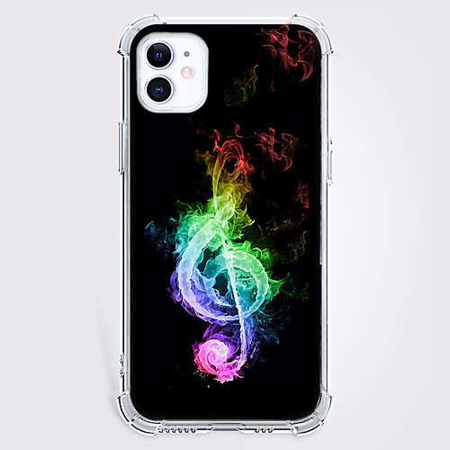 

Music Fashion Phone Case For Apple iPhone 12 iPhone 11 iPhone 12 Pro Max Unique Design Protective Case Shockproof Back Cover TPU