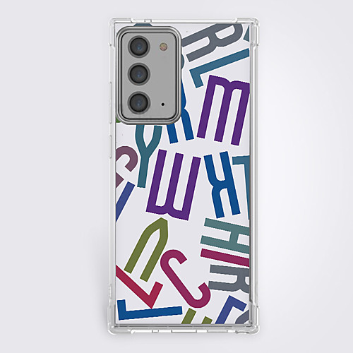 

Fashion Letter Phone Case For Samsung S21 S21 Plus S21 Ultra Unique Design Protective Case Shockproof Back Cover TPU