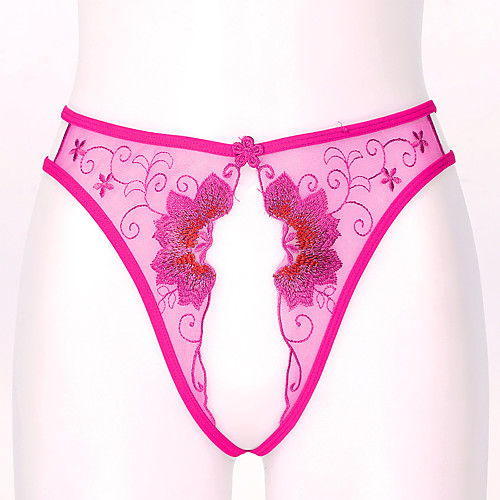 

Women's Normal Lace / Hole G-strings & Thongs Panties Stretchy Low Waist 1 PC Blue One-Size