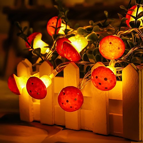 

3m String Lights 20 LEDs 1 set Warm White Christmas New Year's Party Decorative Holiday AA Batteries Powered