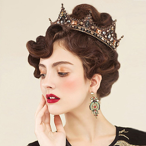 

Crystal / Alloy Tiaras with Crystal / Rhinestone 1 Piece Wedding / Special Occasion Headpiece
