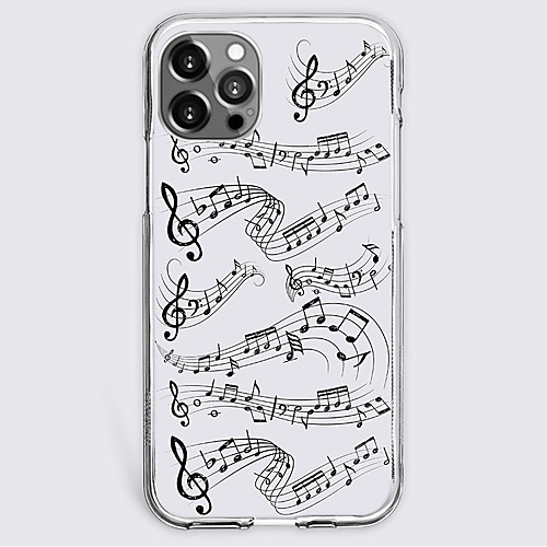 

Curve Music Phone Case For Apple iPhone 12 iPhone 11 iPhone 12 Pro Max Unique Design Protective Case Shockproof Back Cover TPU