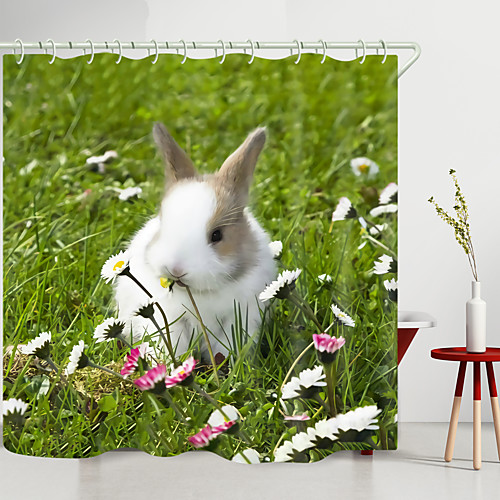

Shower Curtains & Hooks Modern Polyester New Design 72 Inch