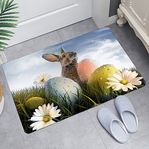 

Bathroom Bath Mats Novelty Absorbent Bathroom Rug Nonwoven New Design