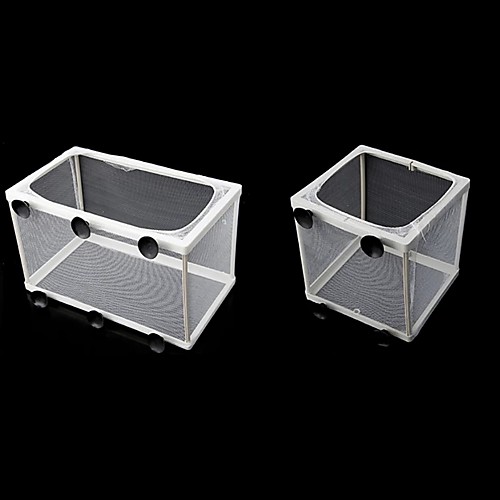 

Fish Tank Aquarium Guppy Breeding Breeder Fish Baby Gauze Trap Box Isolator