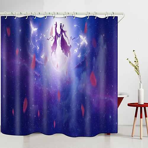 

Shower Curtains & Hooks Modern Polyester New Design 72 Inch