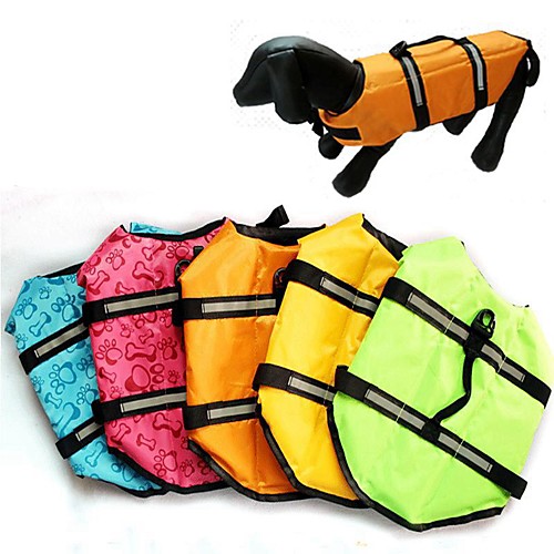 

Dog Cat Vest Life Vest Bone Classic Winter Dog Clothes Puppy Clothes Dog Outfits Yellow Blue Pink Costume for Girl and Boy Dog Polyester XS S M L XL