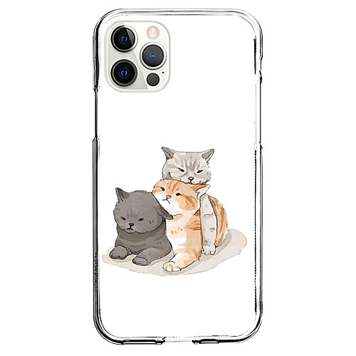 

Animal Phone Case For Apple iPhone 12 iPhone 11 iPhone 12 Pro Max Unique Design Protective Case Shockproof Back Cover TPU