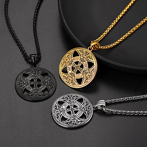 

Women's Men's Pendant Necklace Necklace Fashion Vintage Classic Stainless Steel Silver Gold Black 555 cm Necklace Jewelry For Street Gift Birthday Party Festival