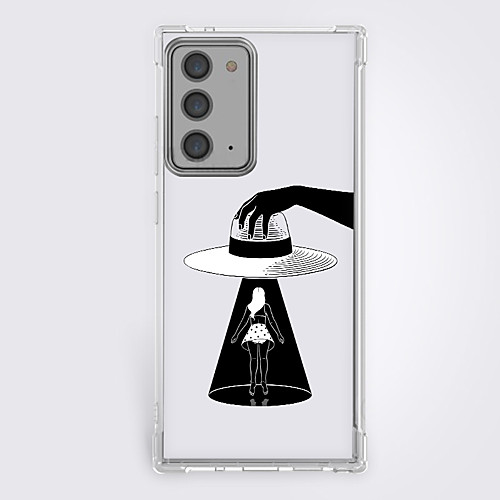 

Anime Black & White Phone Case For Samsung S21 S21 Plus S21 Ultra Unique Design Protective Case Shockproof Back Cover TPU