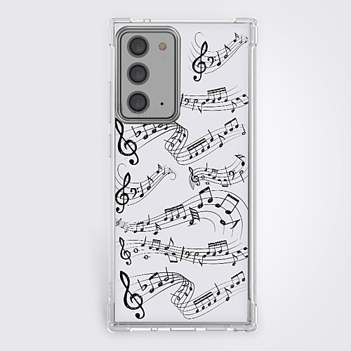 

Curve Music Phone Case For Samsung S21 S21 Plus S21 Ultra Unique Design Protective Case Shockproof Back Cover TPU