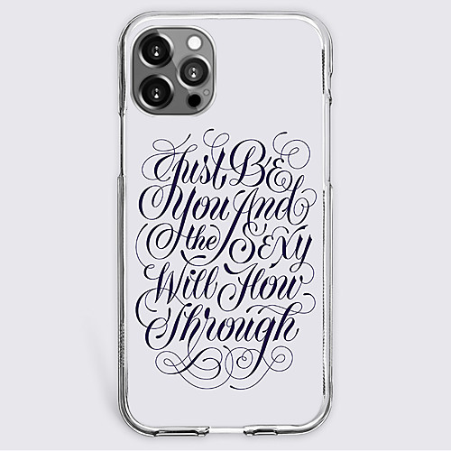 

Novelty Letter Phone Case For Apple iPhone 12 iPhone 11 iPhone 12 Pro Max Unique Design Protective Case Shockproof Back Cover TPU