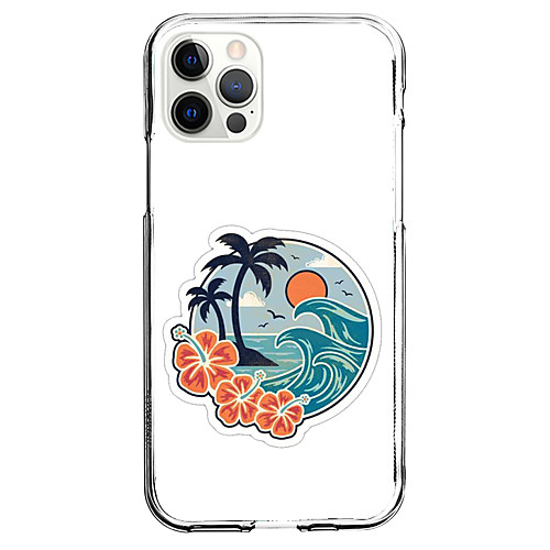 

Coastal Fashion Phone Case For Apple iPhone 12 iPhone 11 iPhone 12 Pro Max Unique Design Protective Case Shockproof Back Cover TPU