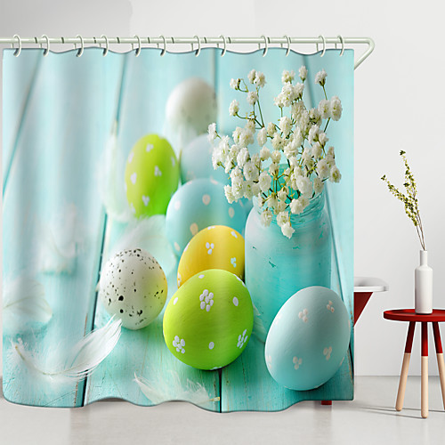 

Shower Curtains & Hooks Modern Polyester New Design 72 Inch