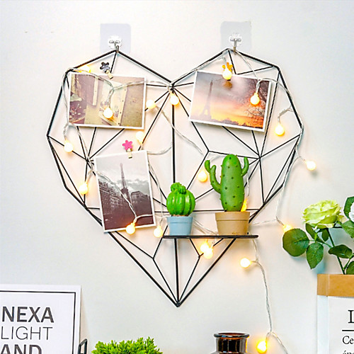 

love grid photo wall home decoration wall hanging hemp rope clip grid wall hanging