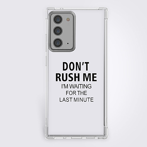 

Fashion Letter Phone Case For Samsung S21 S21 Plus S21 Ultra Unique Design Protective Case Shockproof Back Cover TPU