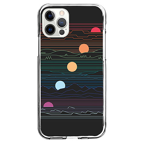 

Multi Color Coastal Phone Case For Apple iPhone 12 iPhone 11 iPhone 12 Pro Max Unique Design Protective Case Shockproof Back Cover TPU