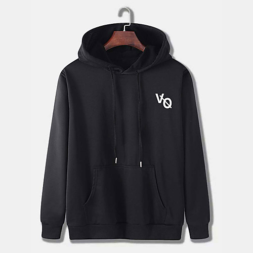 

Men's Pullover Hoodie Sweatshirt Graphic Print Hooded Daily Weekend Other Prints Casual Hoodies Sweatshirts Long Sleeve Wine Red Gray Black